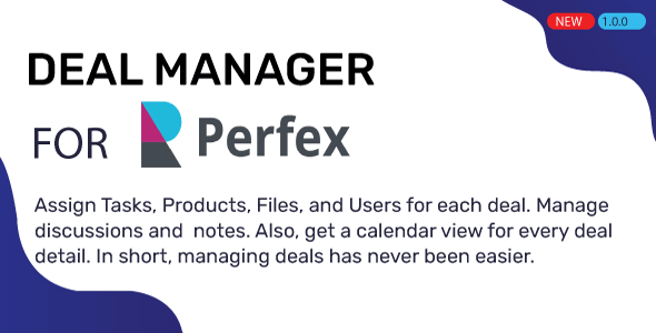 Deals Management for Perfex CRM